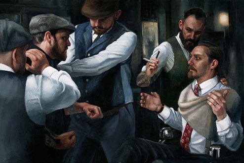 The Betrayal by Vincent Kamp - Hand Finished Limited Edition on Canvas